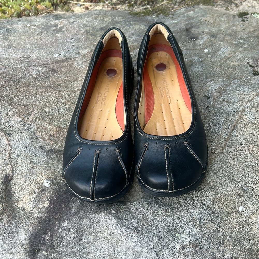 Unstructured, Clark’s ballet flats